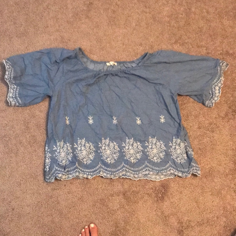 Off the shoulder shirt